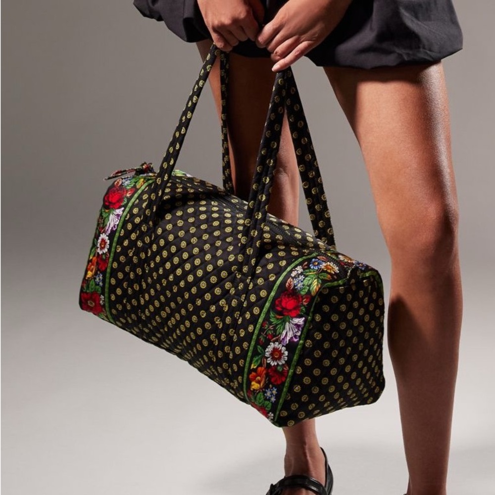 NWT Vera Bradley Floral Small Duffel Bag